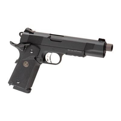 KJ Works M1911 MEU TBC Full Metal CO₂ Black Airsoft Pistol - product view