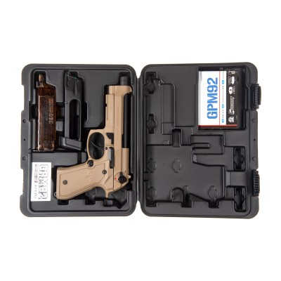 Pistola Airsoft GBB CO₂ G&G GPM92 MS Metal Version Desert - fotografia 6