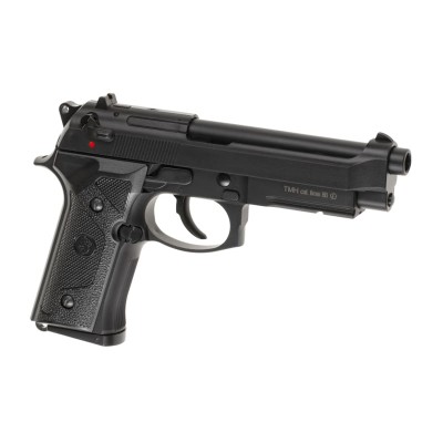 LS M9 Vertec GBB Black Airsoft Pistol - product view