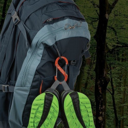 Black S-Biner® Aluminum Dual Carabiner nr4 [Nite Ize]