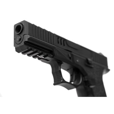 Pistola Airsoft GBB AW Custom VX7200 Full Metal Preta - fotografia 4