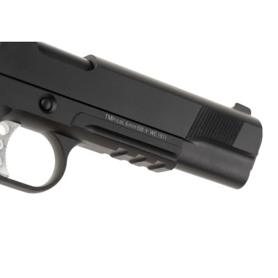 WE M1911 MEU Tactical Full Metal GBB Black Airsoft Pistol - photo 5