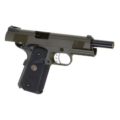 WE M1911 MEU Tactical Full Metal GBB OD Airsoft Pistol - photo 3