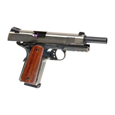 Raven MEU Railed GBB Brushed Silver Airsoft Pistol - photo 3