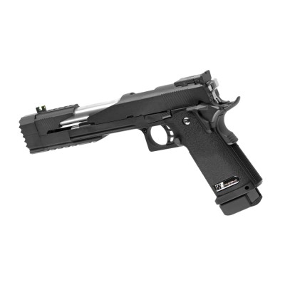 WE Hi-Capa 7 Full Metal GBB Black Airsoft Pistol - photo 2