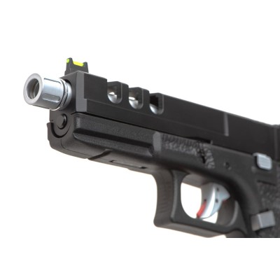 Pistola Airsoft GBB Vorsk EU8 Vented Preta - fotografia 4