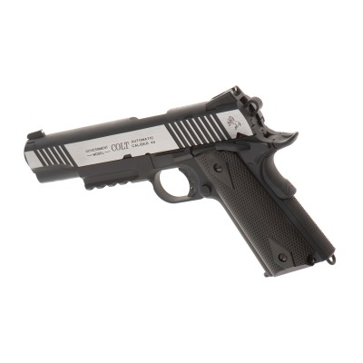 Pistola Airsoft GBB CO₂ Colt 1911 Rail Bicolor - fotografia 2