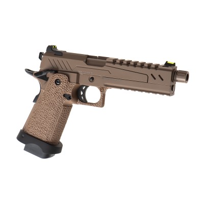 Vorsk Hi-Capa 5.1 Split Slide GBB Tan Airsoft Pistol - product view