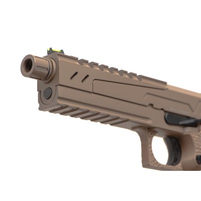 Vorsk Hi-Capa 5.1 Split Slide GBB Tan Airsoft Pistol - photo 4