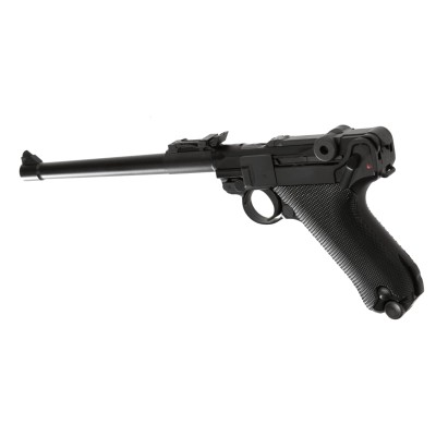WE P08 8 Inch Full Metal GBB Black Airsoft Pistol - photo 2