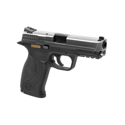 WE M&P Metal Version GBB Silver Airsoft Pistol - product view