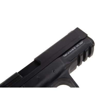 Pistola Airsoft GBB WE M&P Metal Version Preta - fotografia 5