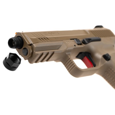 Pistola Airsoft GBB Canik TP9 Elite Full Metal FDE - fotografia 5