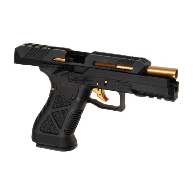 Pistola Airsoft GBB HFC AG-17 Metal Version Preta - fotografia 3