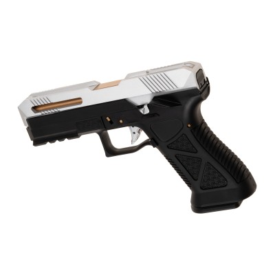 Pistola Airsoft GBB HFC AG-17 Metal Version Prateada - fotografia 2