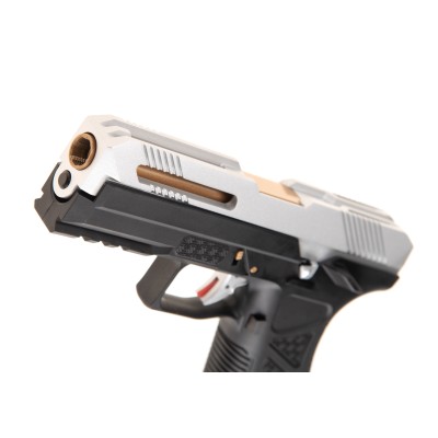 HFC AG-17 Metal Version GBB Silver Airsoft Pistol - photo 4