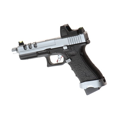 Vorsk EU7 Vented + BDS GBB Chrome Airsoft Pistol - photo 2