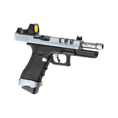 Vorsk EU7 Vented + BDS GBB Chrome Airsoft Pistol - photo 3