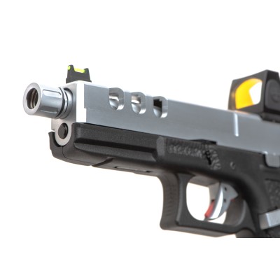 Vorsk EU7 Vented + BDS GBB Chrome Airsoft Pistol - photo 4