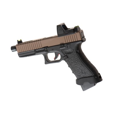 Vorsk EU7 + BDS GBB Black/Tan Airsoft Pistol - photo 2