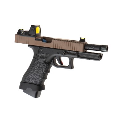 Vorsk EU7 + BDS GBB Black/Tan Airsoft Pistol - photo 3