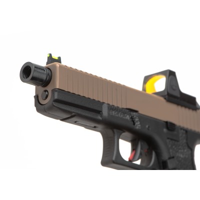Vorsk EU7 + BDS GBB Black/Tan Airsoft Pistol - photo 4