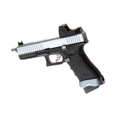 Vorsk EU7 + BDS GBB Chrome Airsoft Pistol - photo 2