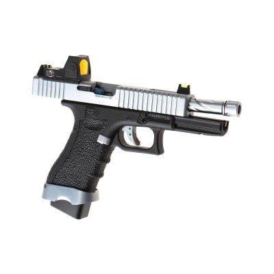 Vorsk EU7 + BDS GBB Chrome Airsoft Pistol - photo 3