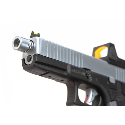 Vorsk EU7 + BDS GBB Chrome Airsoft Pistol - photo 4