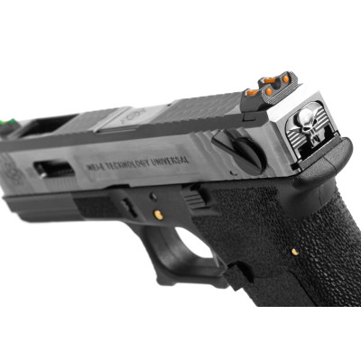WE G-Force 18C SV Silver Barrel Metal Version GBB Black Airsoft Pistol - photo 6