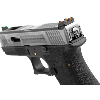 WE G-Force 19 SV Silver Barrel Metal Version GBB Black Airsoft Pistol - photo 6