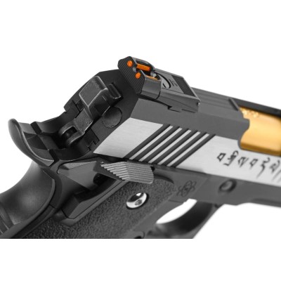 WE Hi-Capa 6 Force A Gold Barrel Full Metal GBB Dual Tone Airsoft Pistol - photo 5