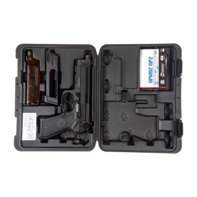 Pistola Airsoft GBB CO₂ G&G GPM92 GP2 Metal Version Preta - fotografia 6