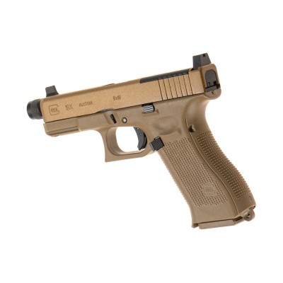 Pistola Airsoft GBB CO₂ Glock G19X MOS Coyote - fotografia 3