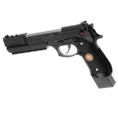 WE M92 Biohazard Extended Full Metal GBB Black Airsoft Pistol - photo 2