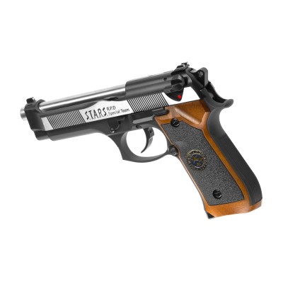 WE M92 Samurai Edge Biohazard Full Metal GBB Dual Tone Airsoft Pistol - photo 2