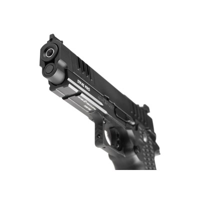Pistola Airsoft GBB G&G STP45 PRO 8 Inch Preta - fotografia 4