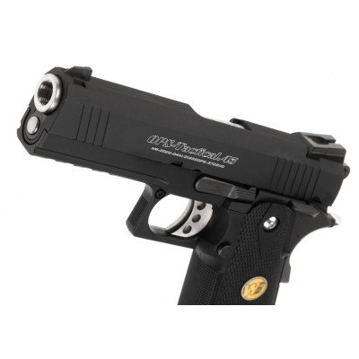 WE Hi-Capa 4.3 OPS Full Metal GBB Black Airsoft Pistol - photo 4