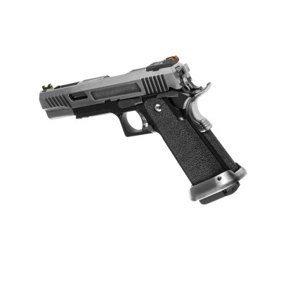 WE Hi-Capa 5.1 Force Full Metal GBB Silver Airsoft Pistol - photo 2