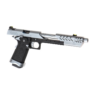 Vorsk Hi-Capa Titan 7 GBB Chrome Airsoft Pistol - photo 3