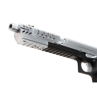 Pistola Airsoft GBB Vorsk Hi-Capa Titan 7 Cromada - fotografia 4