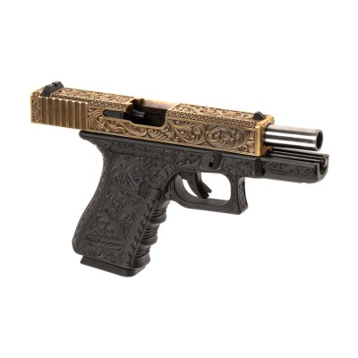 WE WE19 Etched Metal Version GBB Ivory Airsoft Pistol - photo 3