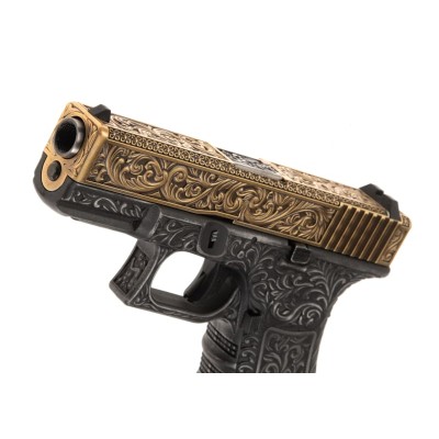 WE WE19 Etched Metal Version GBB Ivory Airsoft Pistol - photo 7