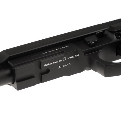 Pistola Airsoft GBB G&G GPM92 GP2 Metal Version Preta - fotografia 5