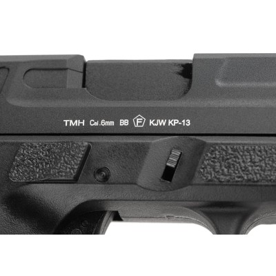 Pistola Airsoft GBB CO₂ KJ Works KP-13 Metal Version Preta - fotografia 5