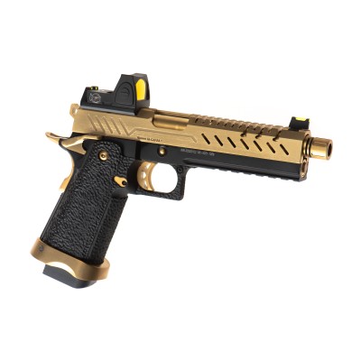 Vorsk Hi-Capa 5.1 + BDS GBB Gold Airsoft Pistol - product view