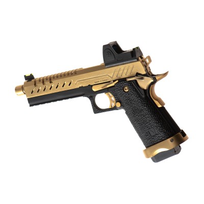 Vorsk Hi-Capa 5.1 + BDS GBB Gold Airsoft Pistol - photo 2