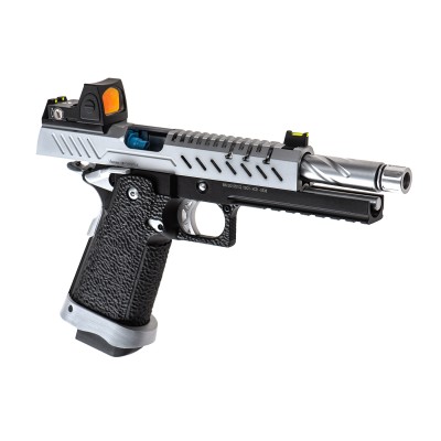 Vorsk Hi-Capa 5.1 + BDS GBB Chrome Airsoft Pistol - photo 3
