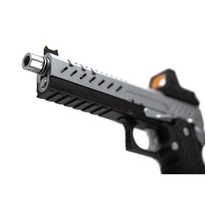 Vorsk Hi-Capa 5.1 + BDS GBB Chrome Airsoft Pistol - photo 4