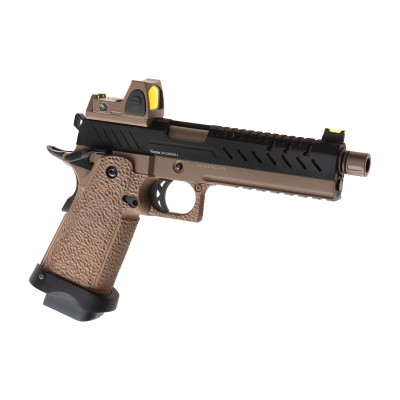 Vorsk Hi-Capa 5.1 + BDS GBB Tan/Black Airsoft Pistol - product view